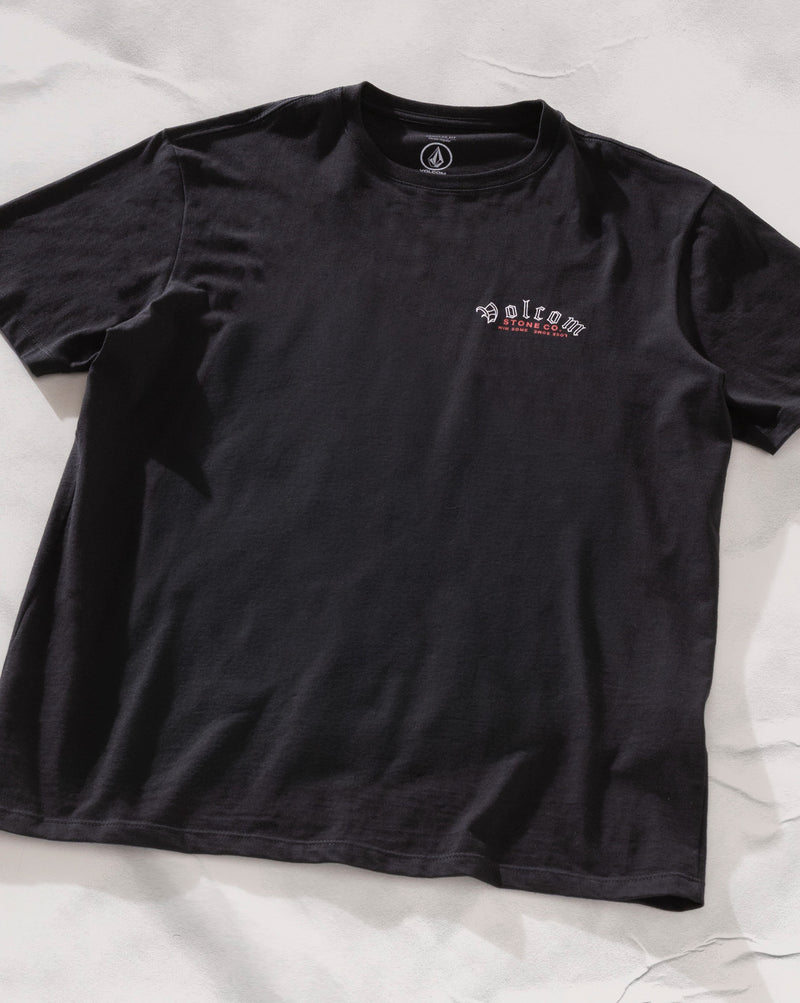 Camiseta Regular Volcom Winsome Preta