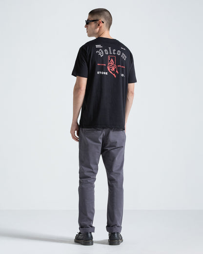 Camiseta Regular Volcom Winsome Preta