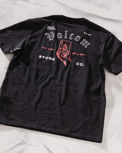 Camiseta Regular Volcom Winsome Preta