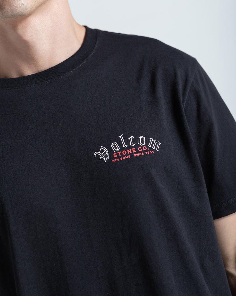 Camiseta Regular Volcom Winsome Preta