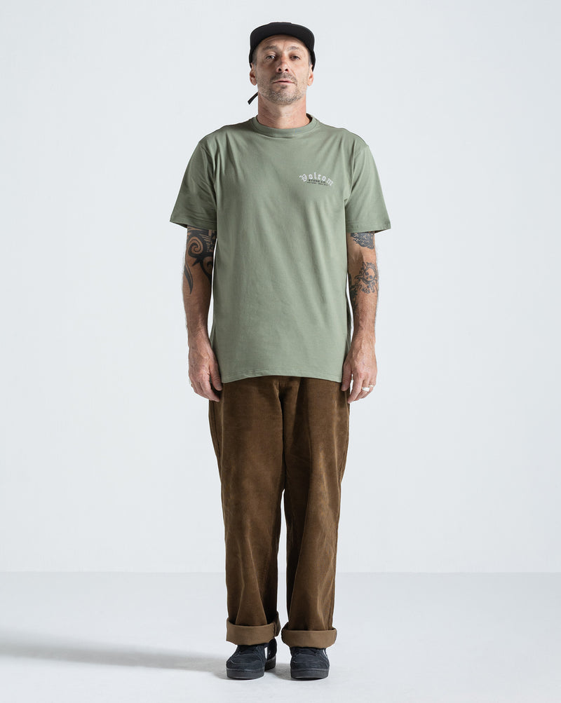 Camiseta Regular Volcom Winsome Verde Claro