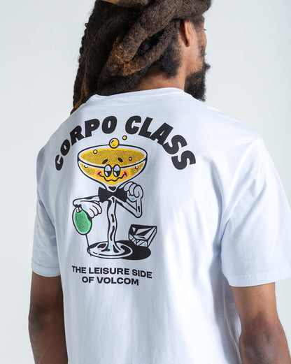 Camiseta Regular Volcom Corpo Class Branca