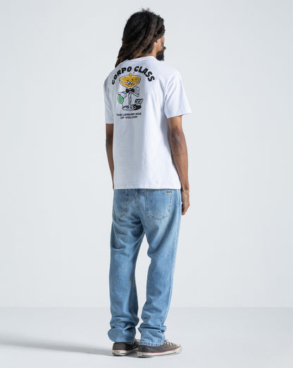 Camiseta Regular Volcom Corpo Class Branca