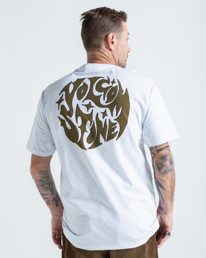 Camiseta Regular Volcom Gelstone Branca