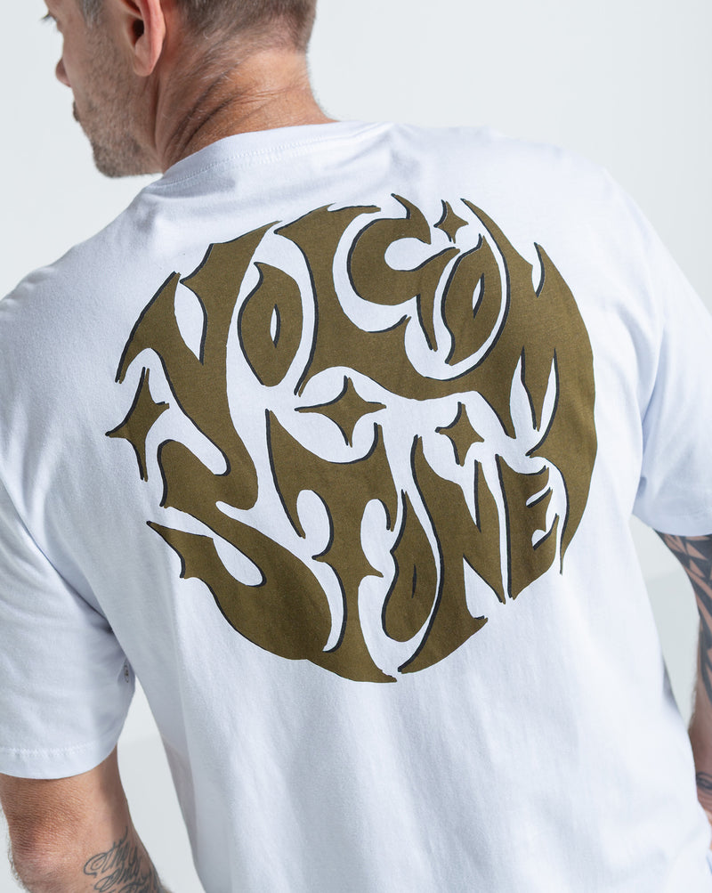 Camiseta Regular Volcom Gelstone Branca