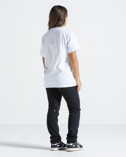 Camiseta Regular Volcom Iconic Branca