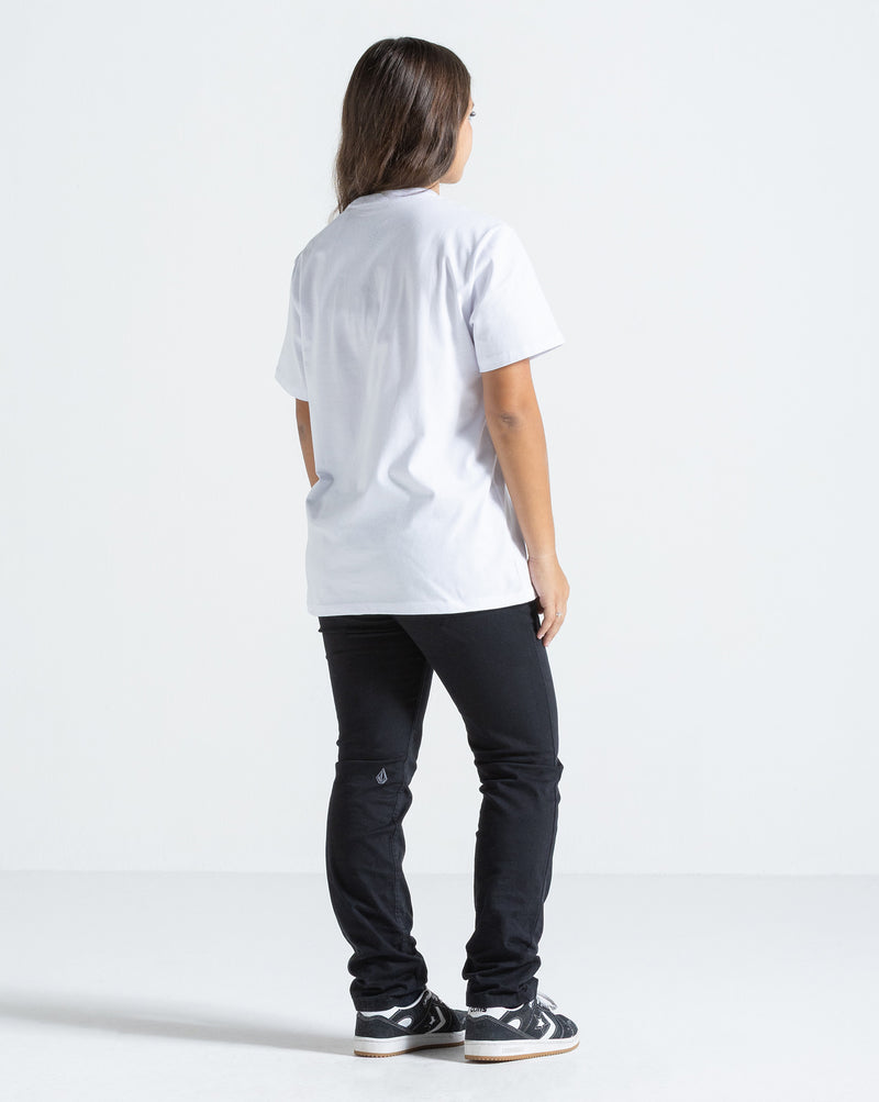 Camiseta Regular Volcom Iconic Branca