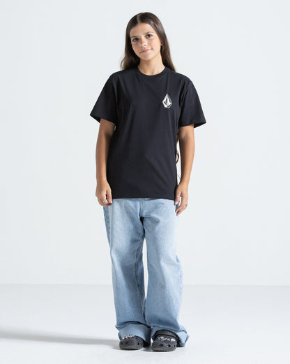 Camiseta Regular Volcom Iconic Preta