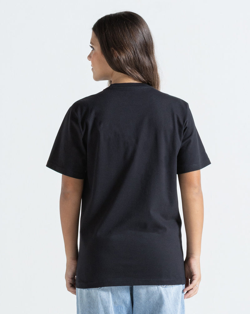 Camiseta Regular Volcom Iconic Preta