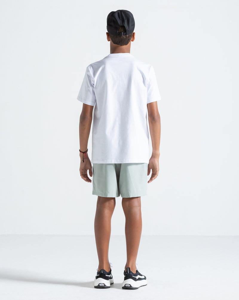 Camiseta Regular Volcom Cali Ripper Branca