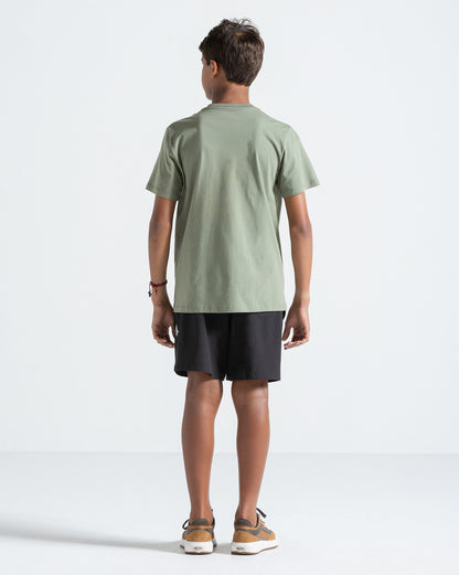 Camiseta Regular Volcom Cali Ripper Verde Claro