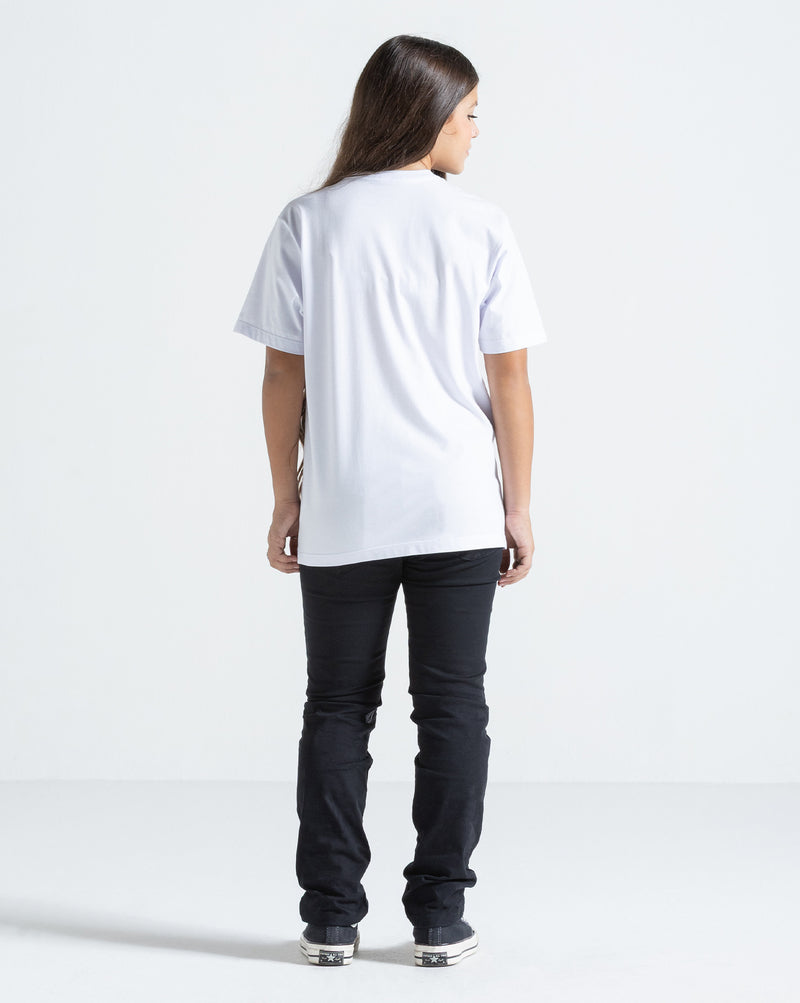 Camiseta Regular Volcom Angle Iron Classics Branca