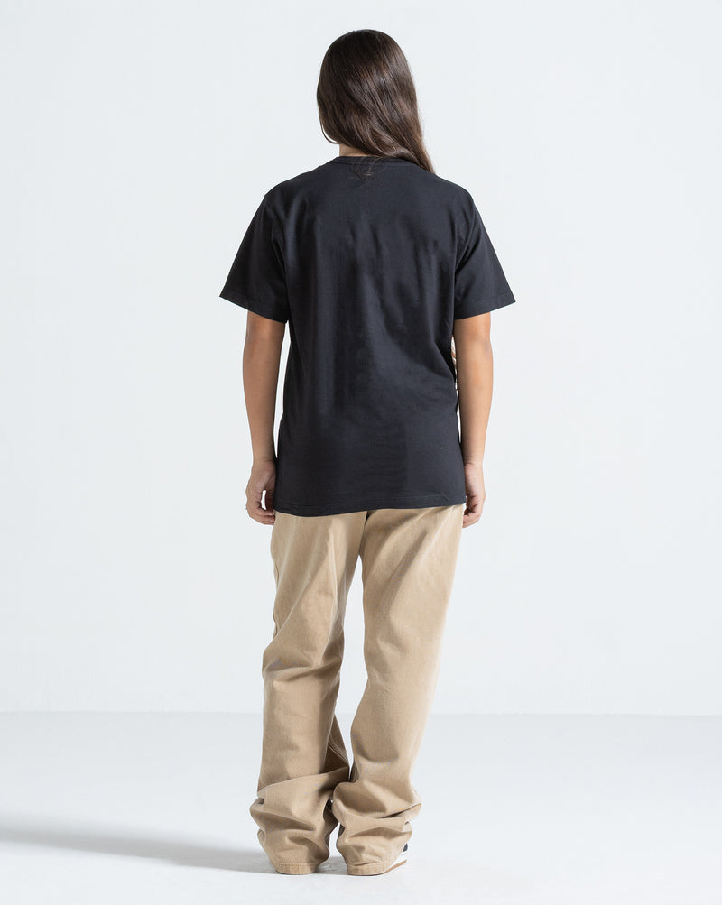 Camiseta Regular Volcom Angle Iron Classics Preta