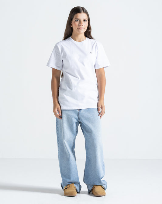 Camiseta Regular Volcom Stone Blanks Branca