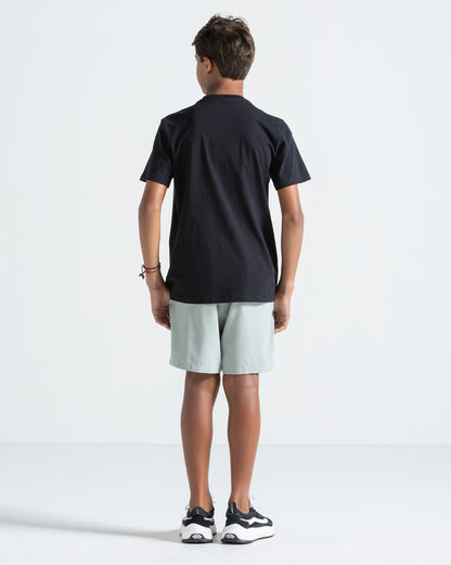 Camiseta Regular Volcom Stone Blanks Preta