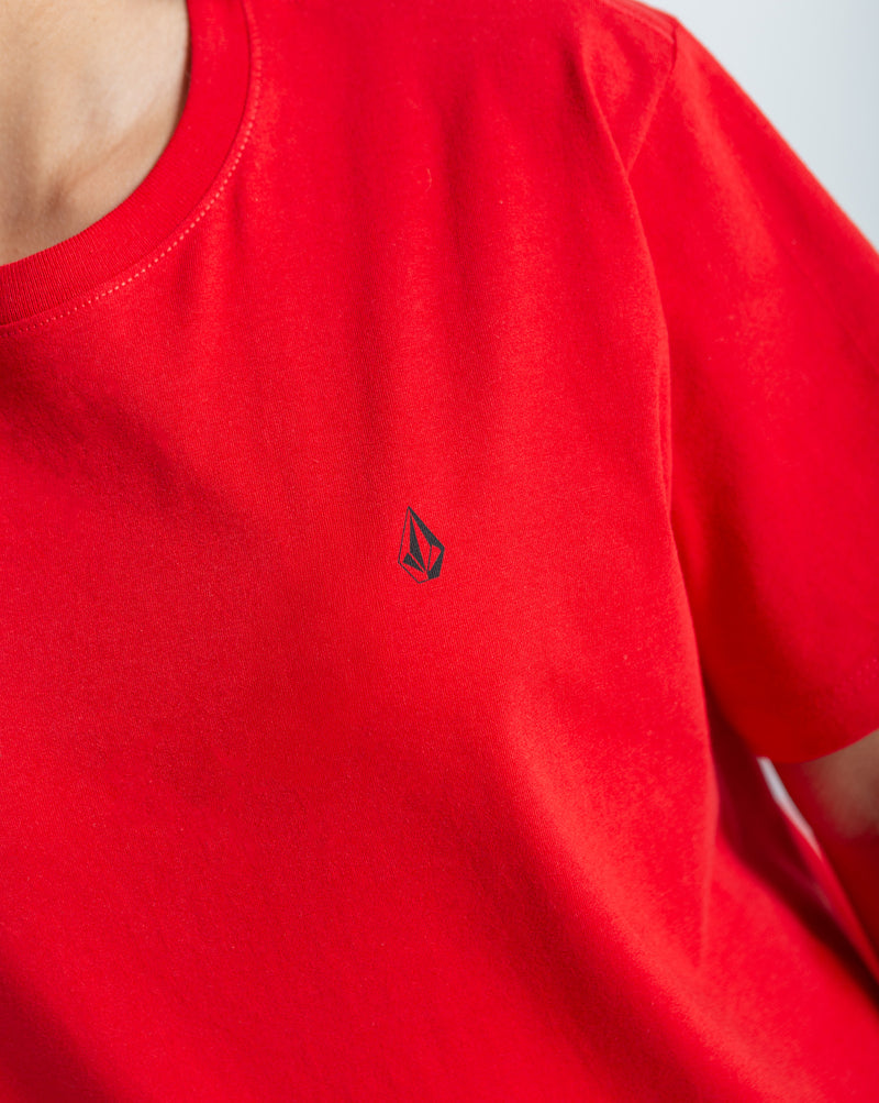 Camiseta Regular Volcom Stone Blanks Vermelha
