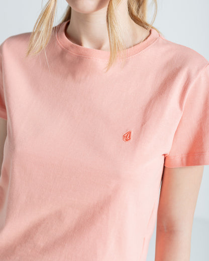 Camiseta Regular Volcom Stone Rosa