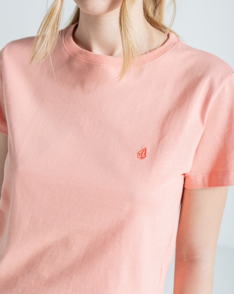 Camiseta Regular Volcom Stone Rosa