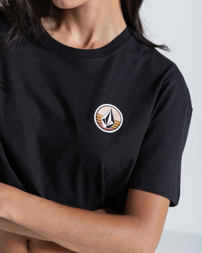 Camiseta Regular Volcom Stone Line Preta