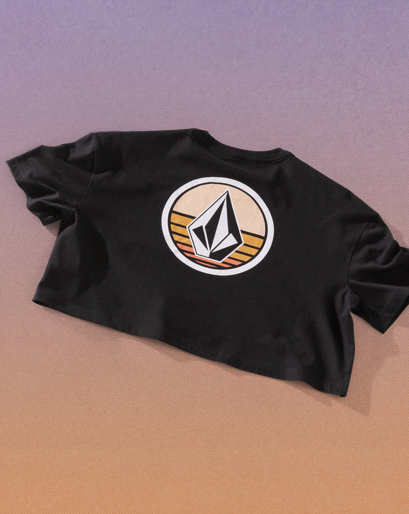 Camiseta Regular Volcom Stone Line Preta