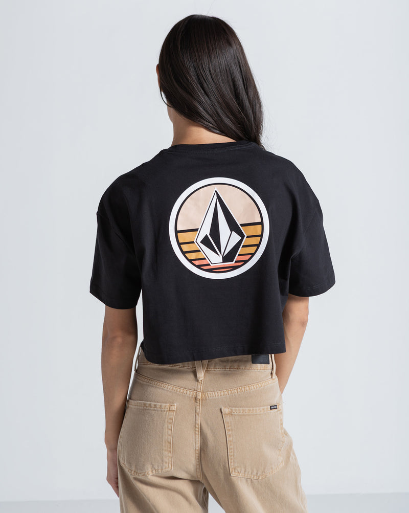 Camiseta Regular Volcom Stone Line Preta