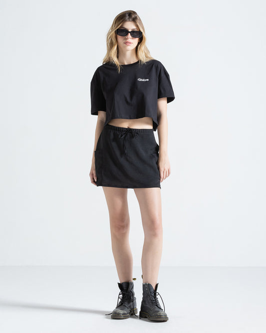 Camiseta Regular Volcom Slip Stone Preta