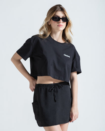 Camiseta Regular Volcom Slip Stone Preta
