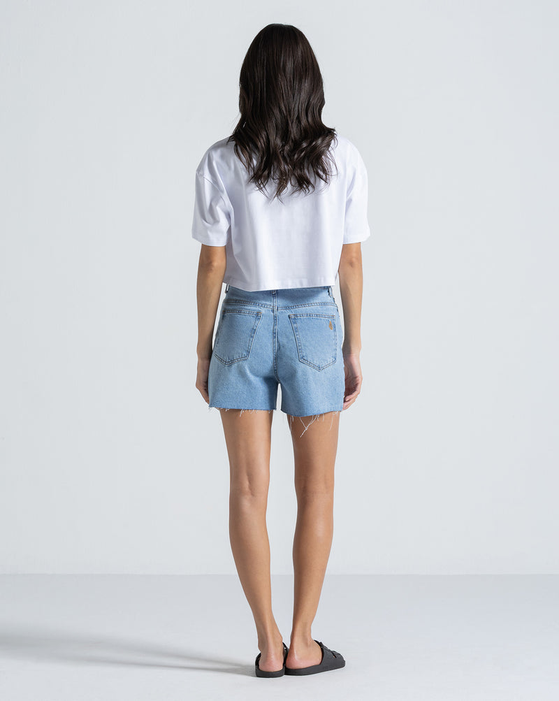 Camiseta Regular Volcom Sunny Diamond Branca