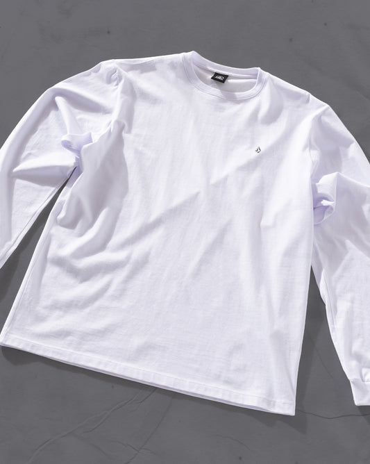 Camiseta Manga Longa Volcom Stone Blanks Branca