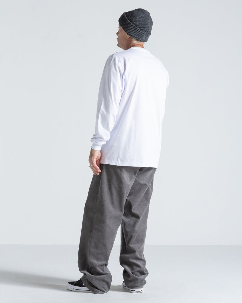 Camiseta Manga Longa Volcom Stone Blanks Branca