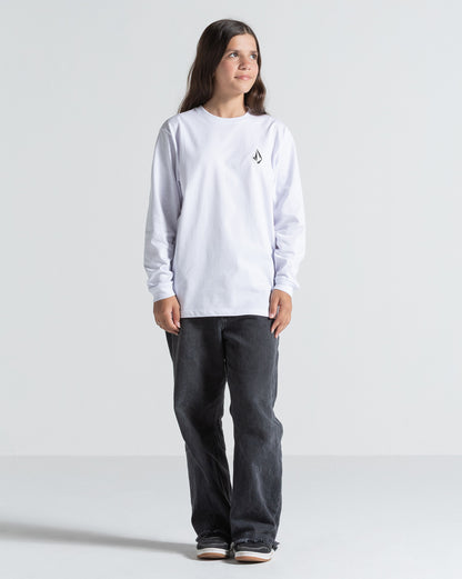 Camiseta Manga Longa Volcom Iconic Branca