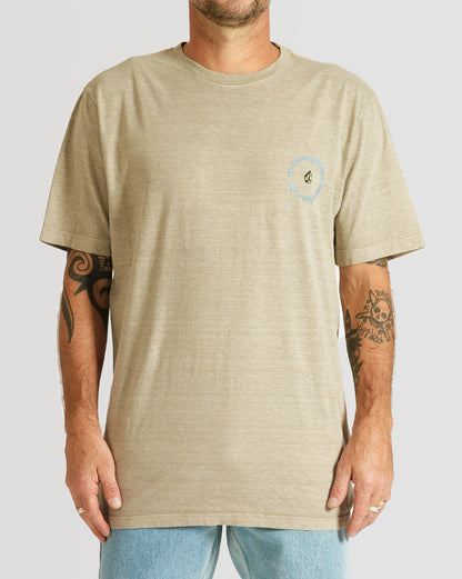 Camiseta Volcom Ozzy Wrong Bege