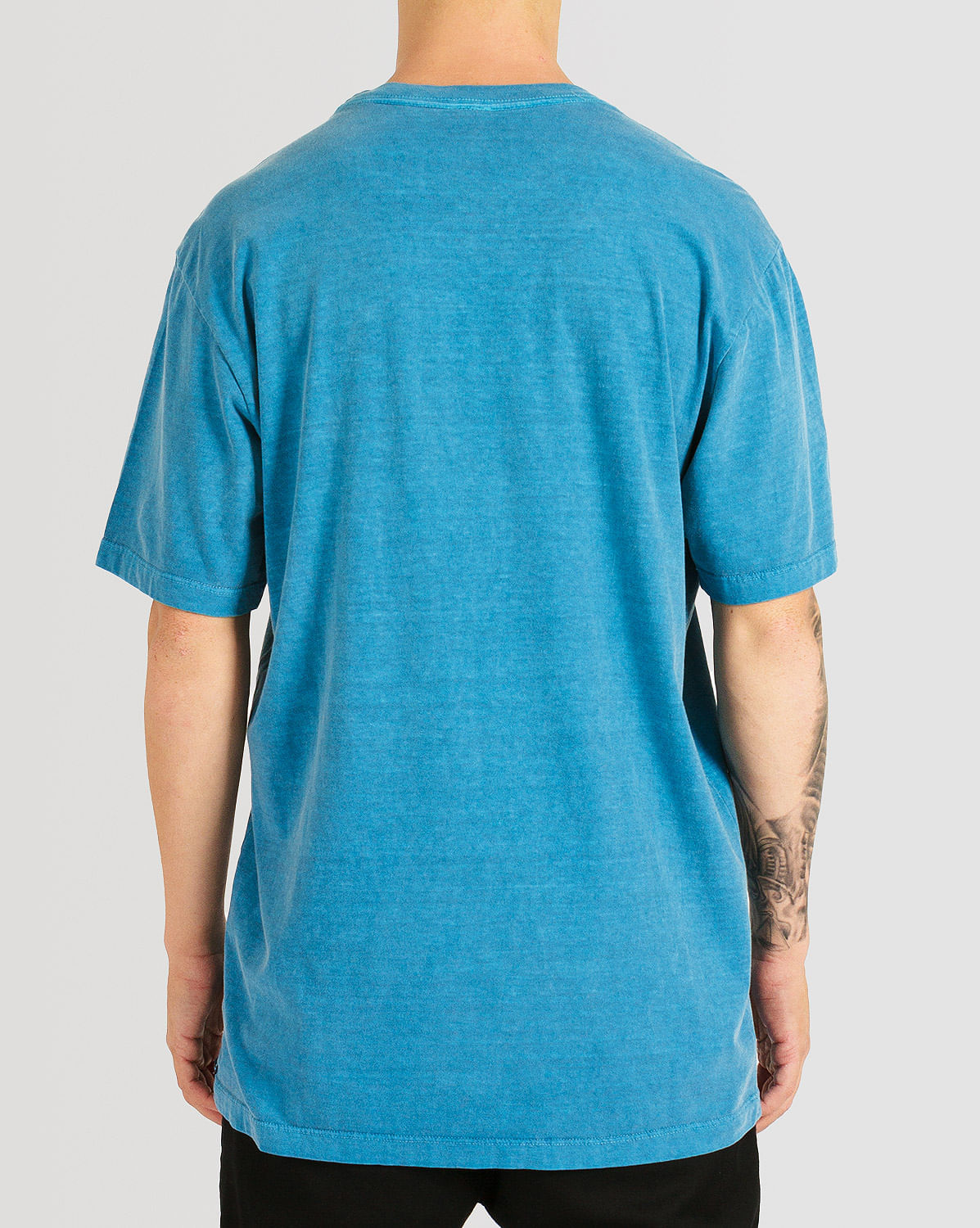 Camiseta Volcom Especial Manga Curta Solid Stone Azul