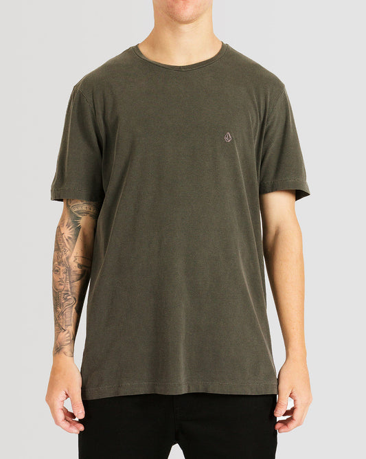Camiseta Volcom Especial Manga Curta Solid Stone Cinza