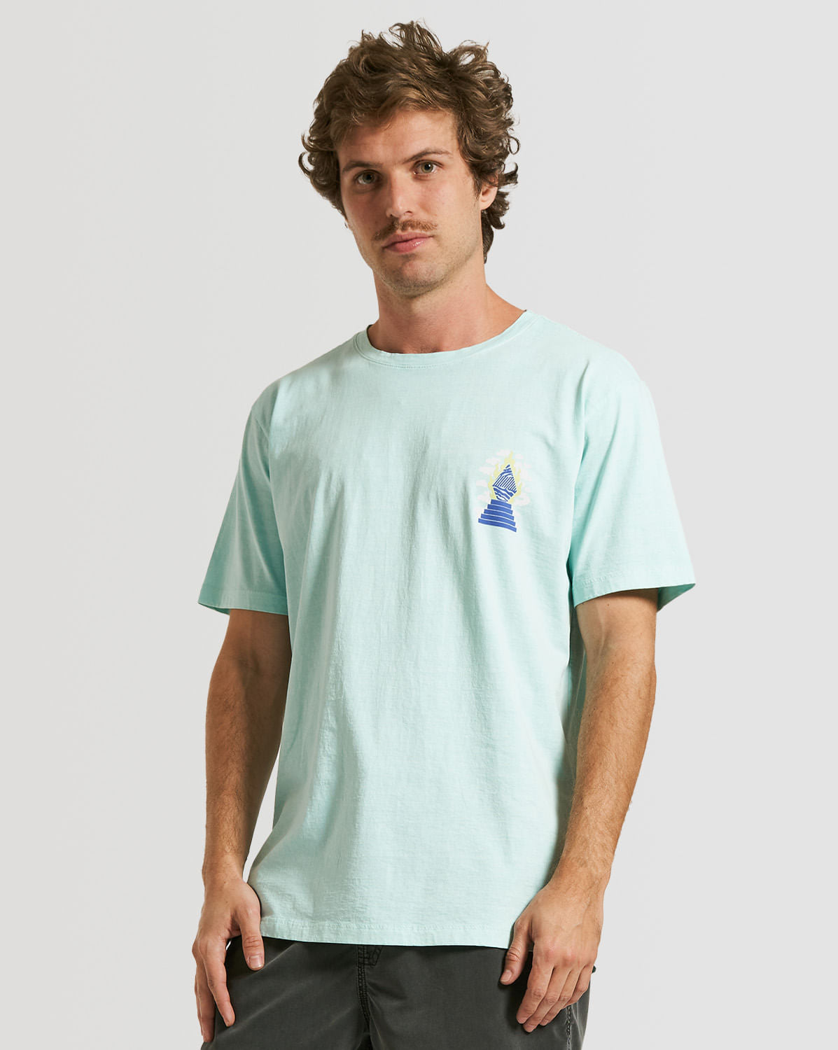 Camiseta Volcom Regular Altarium Verde