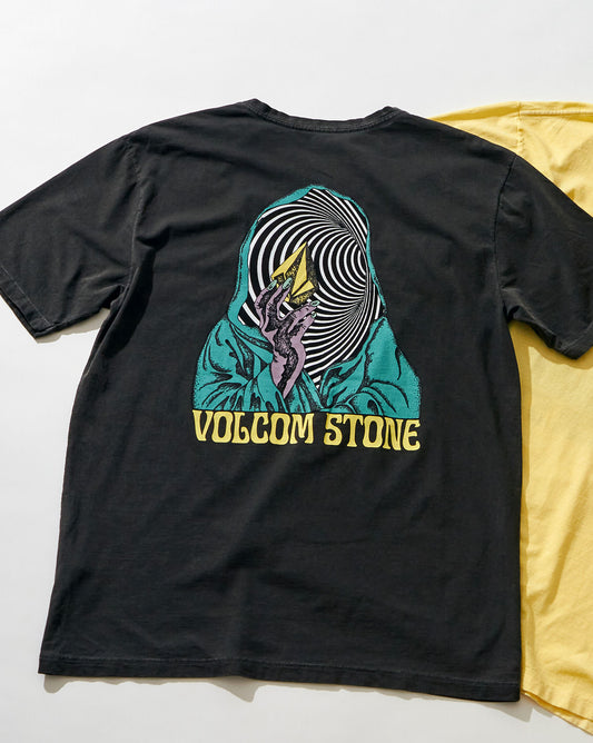 Camiseta Volcom Regular Mysterytubes Preta