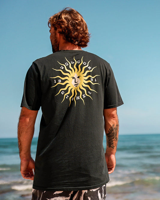 Camiseta Volcom Regular Solarian Preta