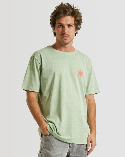 Camiseta Volcom Regular Solarian Verde