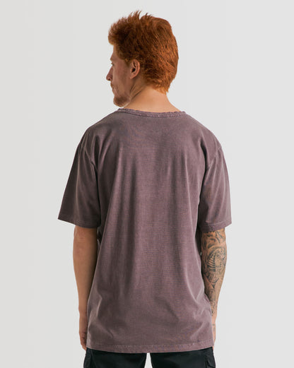 Camiseta Volcom Regular Solid Stone Roxa