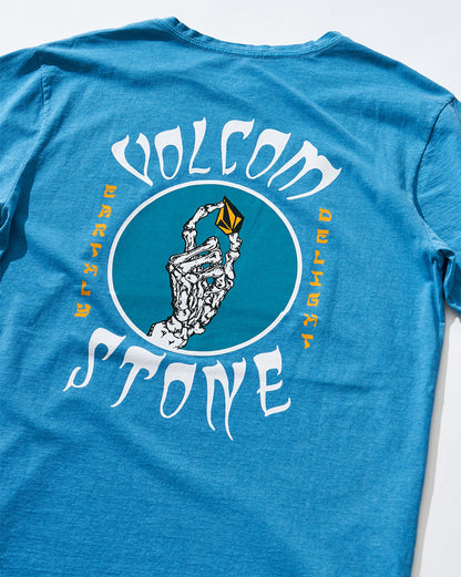 Camiseta Volcom Regular Stoneys Bone Azul