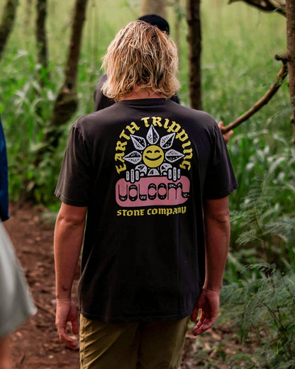 Camiseta Volcom Regular Gardener Marrom