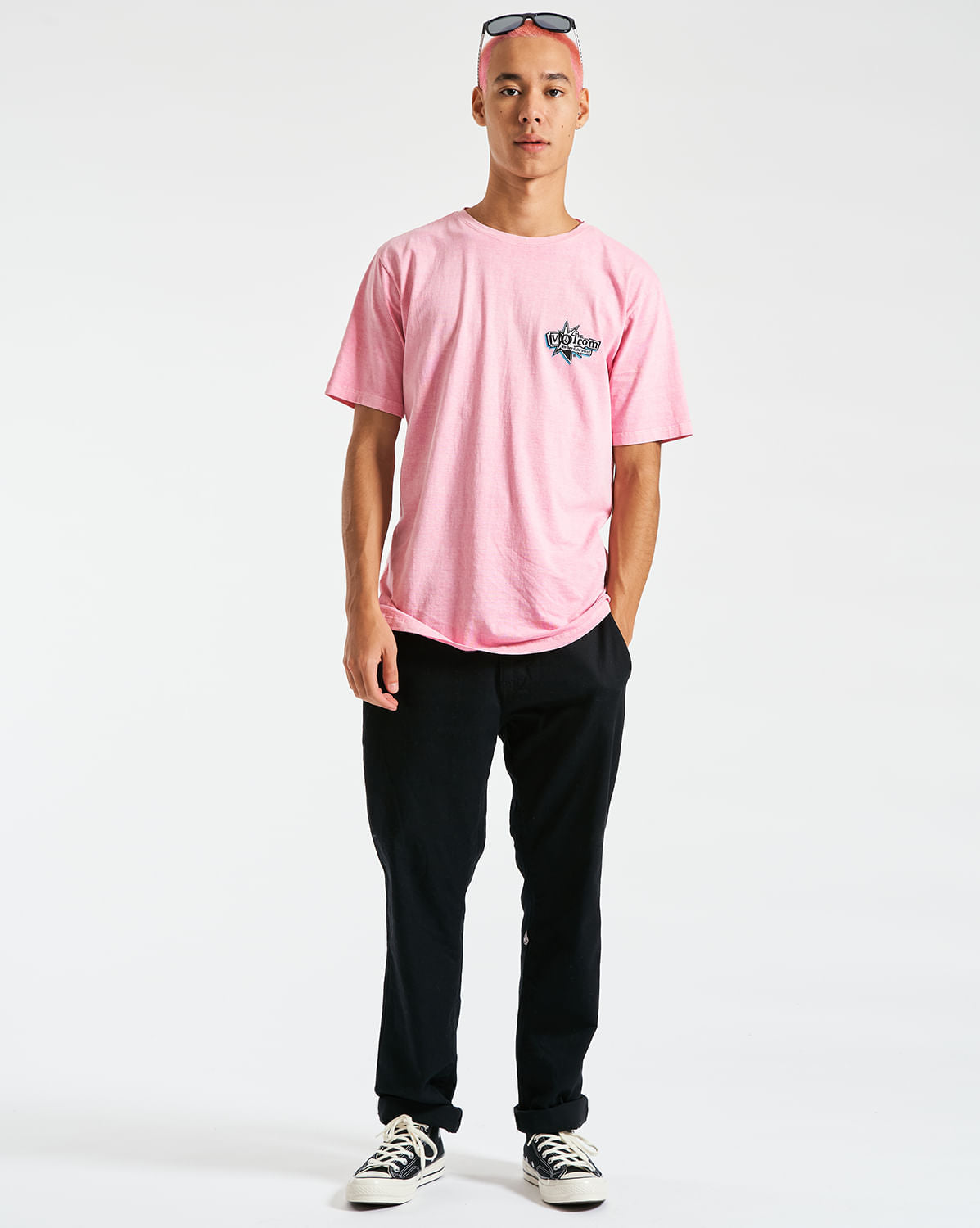 Camiseta Volcom Regular Volcoment I Pink