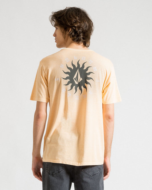 Camiseta Volcom Regular Rayz Laranja