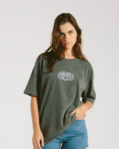 Camiseta Volcom Oversized My Guys Preta