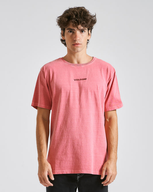 Camiseta Volcom Benny Rosa