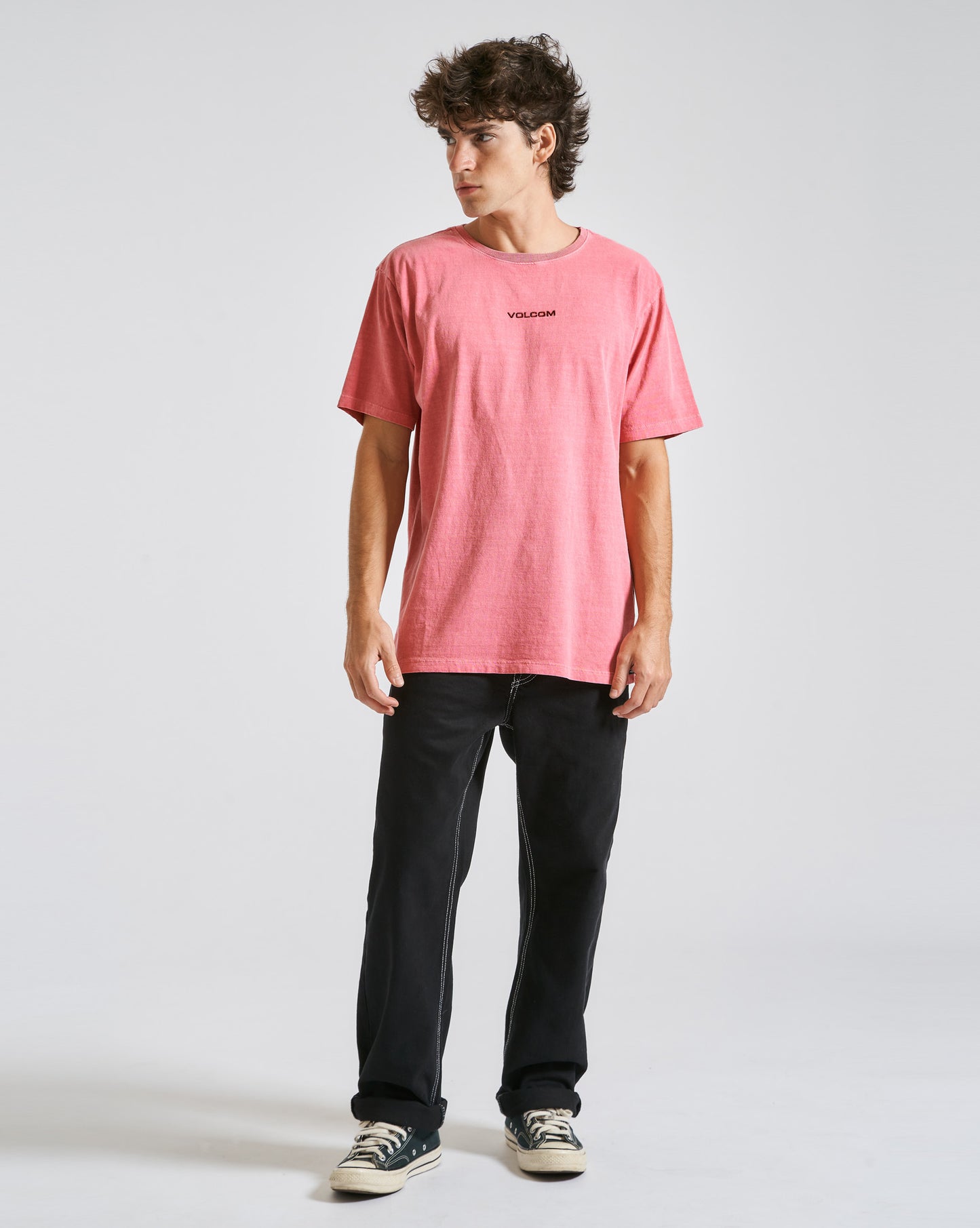 Camiseta Volcom Benny Rosa