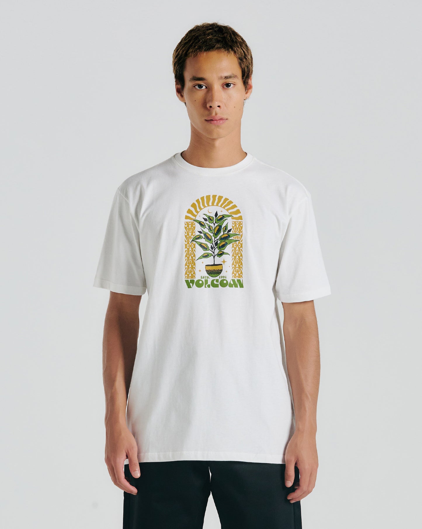 Camiseta Volcom Delights Off White