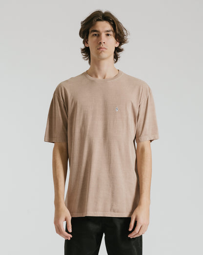 Camiseta Volcom Mini Mark Caramelo