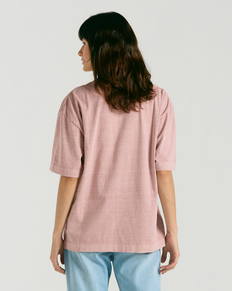 Camiseta Volcom Turnt N Burnt Rosa