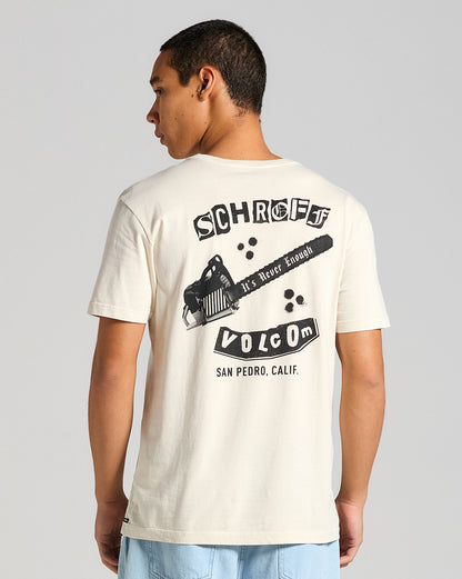 Camiseta Volcom Schroff Off White